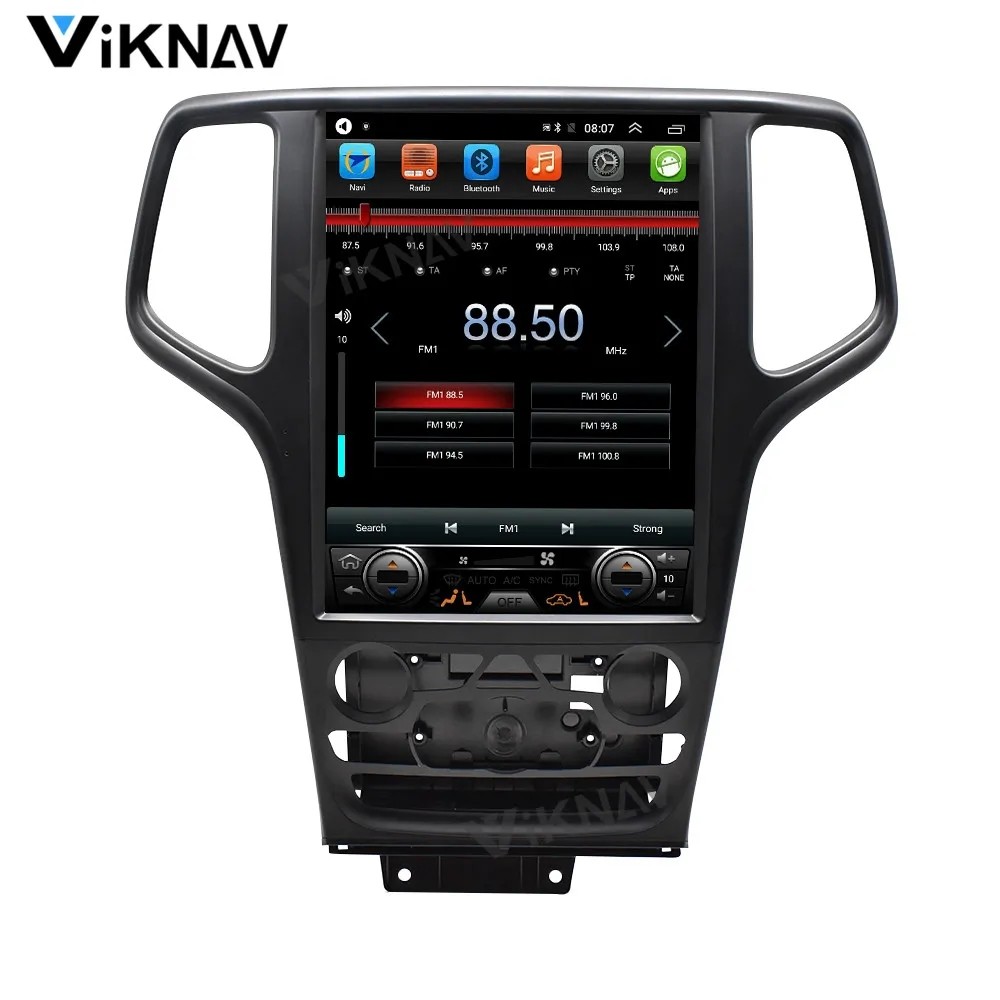 For 2014-2017 Jeep Grand Cherokee 12.1 Inch LCD screen Car radio DVD Navigation Multimedia Player Wireless Carplay BT 4G
