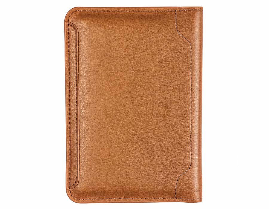 Leather passport bag ticket holder travel document storage multi-function card package