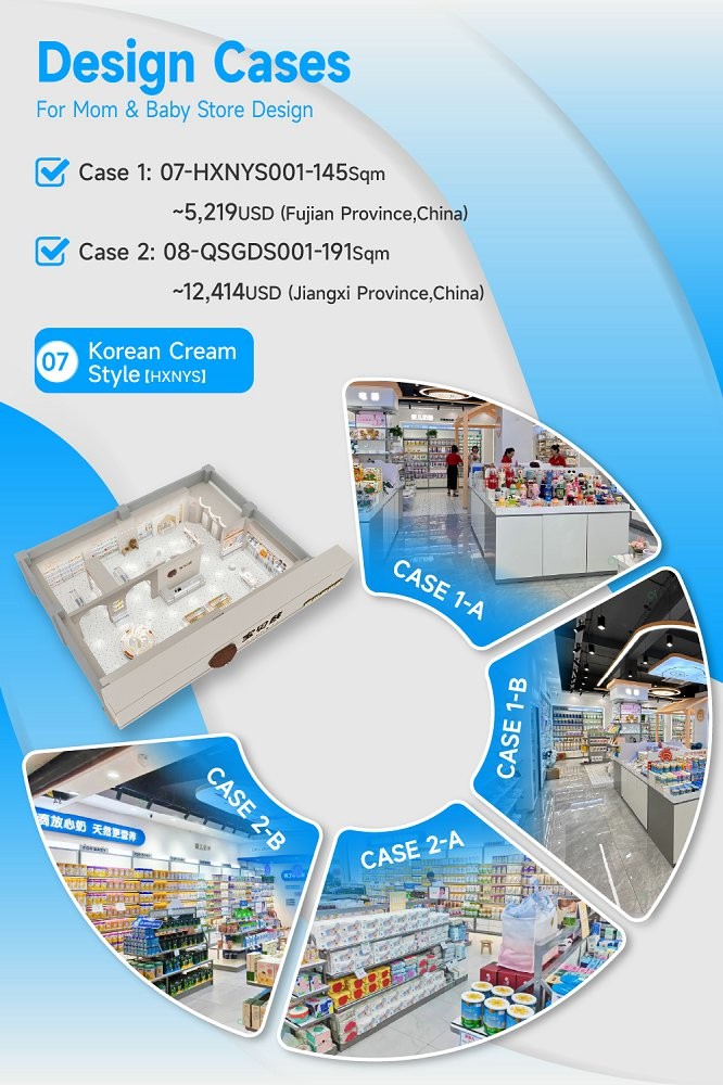 07-HXNYS Mom And Baby Model Store With Korean Cream Style