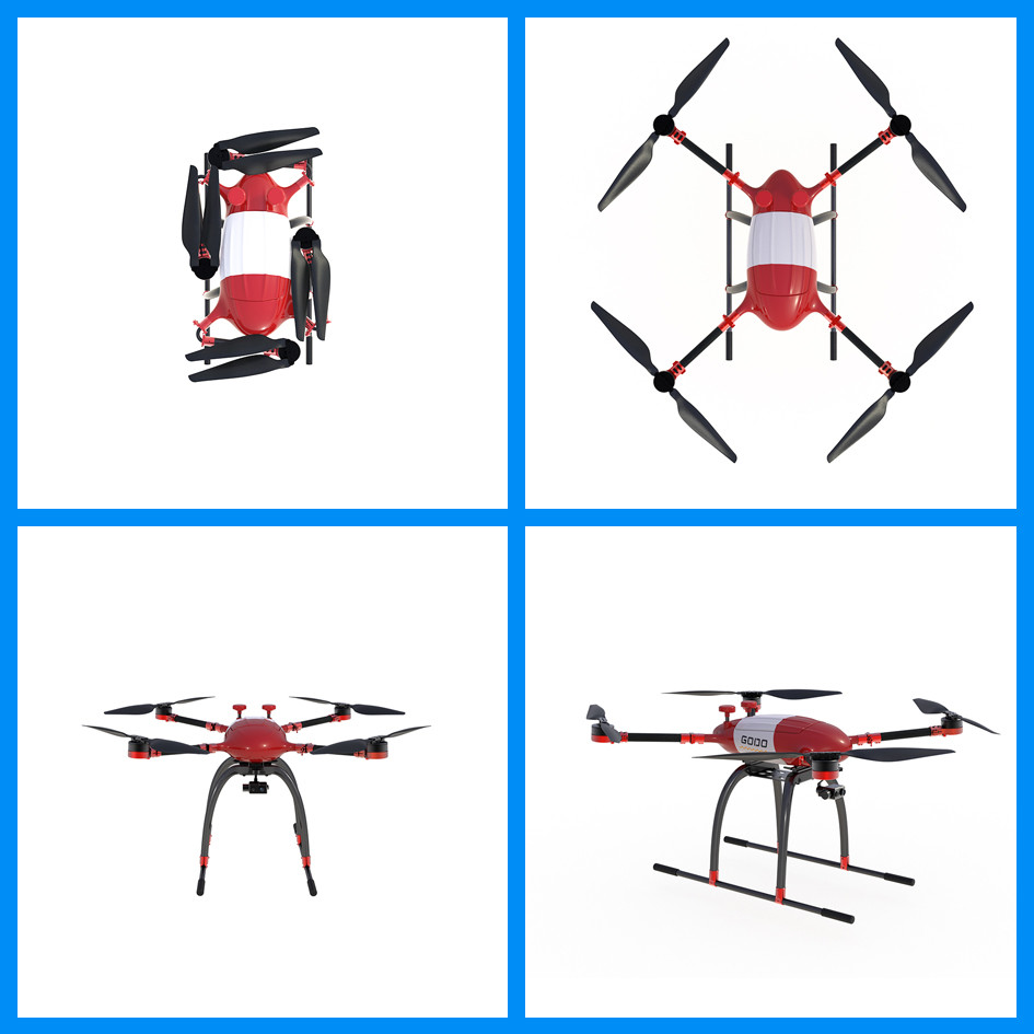 GODO GD-H1 | Unmanned Aircraft Industrial Uav Aerospace Fuselage Drone Quadcopter