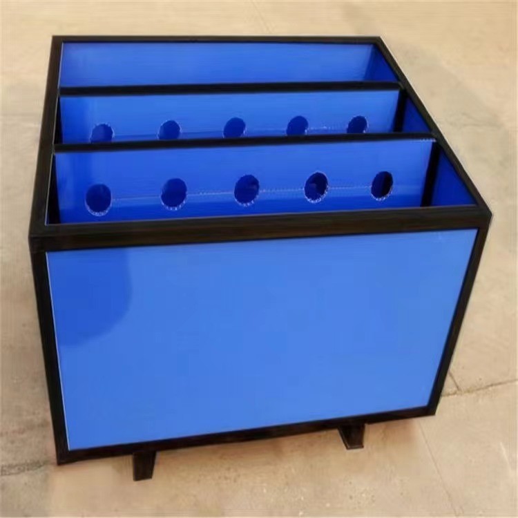 Plastic Turnover Box PP Corrugated Crates Hollow Sheet Customized Flate Surface