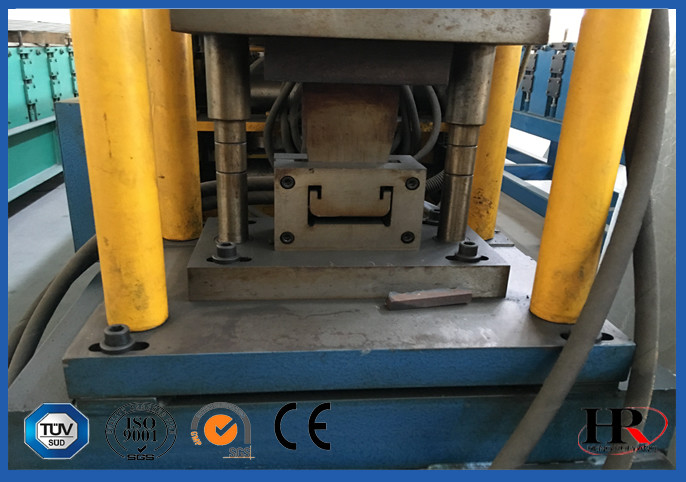 Modernized U / J Channel Roll Forming Machine Pre Punch Operation