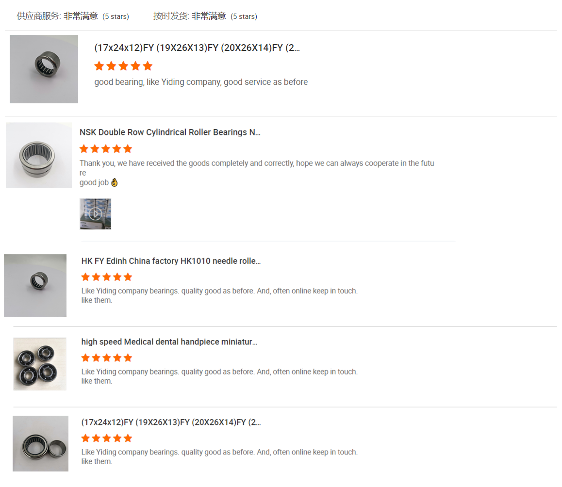 OTOTRI Clearance C2 C0 C3 C4 Drawn Cup Needle Roller Bearing for Motorcycle FY212725 21*27*25mm