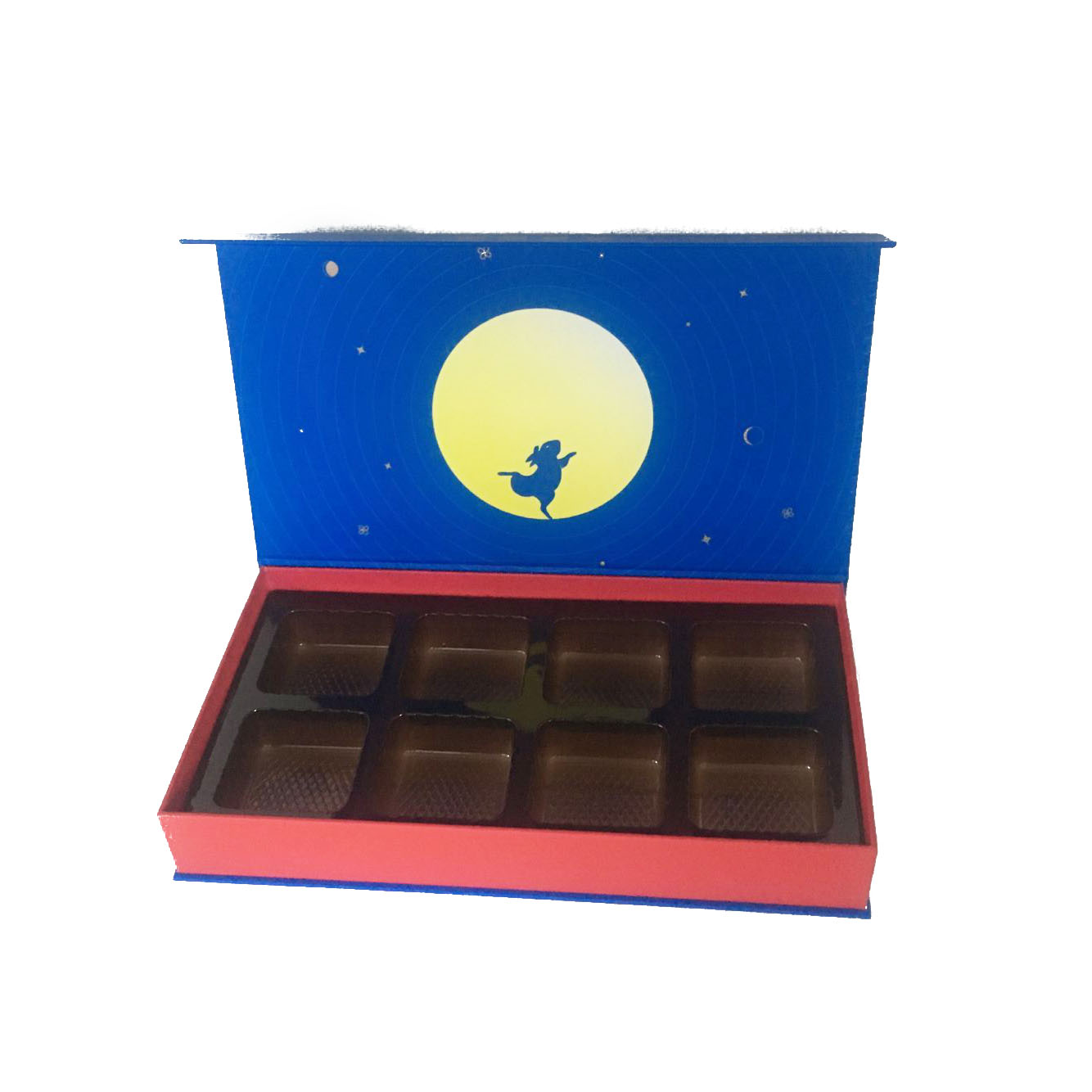 Exquisite Hardboard Paper Gift Box Packaging With Plastic Insert Tray