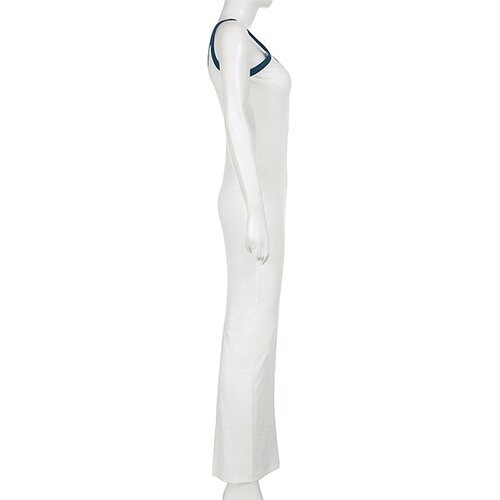 OEM manufactory 2023 Cross -border European and American V -line low -necked sleeveless slim temperament