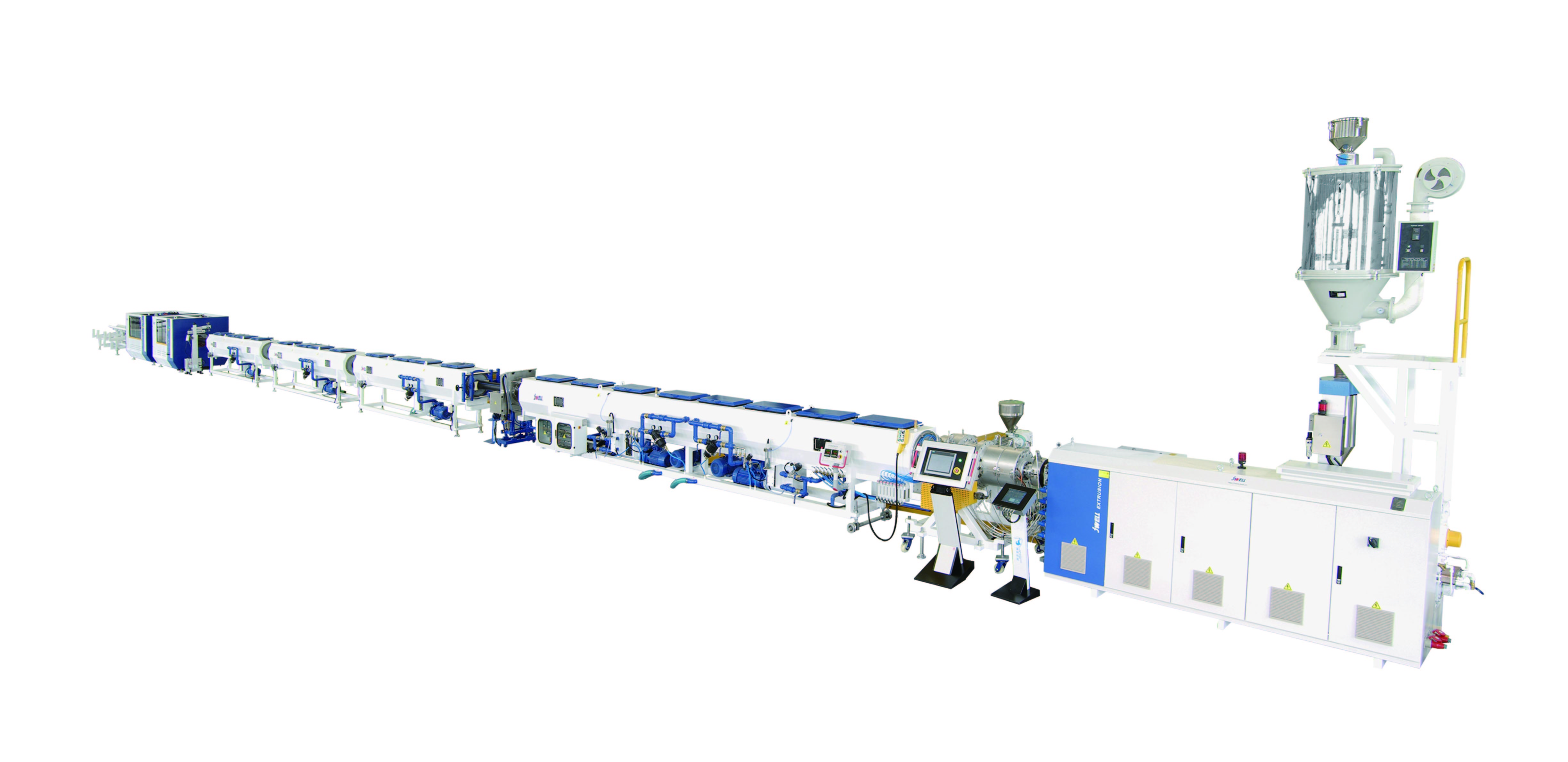 Jwell HDPE 110-315 pipe extrusion line for water supply