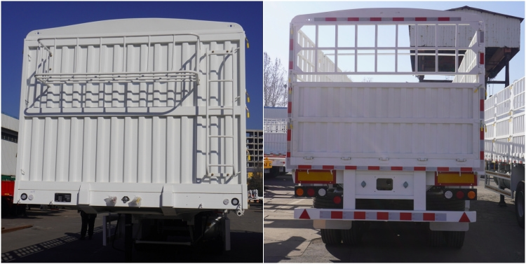 CIMC 3 Axle Fence Trailer for Sale in Zimbabwe | CIMC China Stake Trailer | Fence Semi Trailer