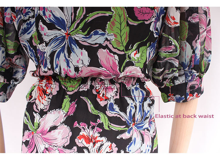 Eco Friendly Size 40 75g Light Women Chiffon Dresses