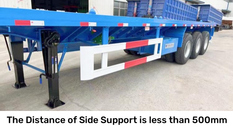 3 Axle Semi Trailer Flat Bed Semi Trailer for Sale (3)