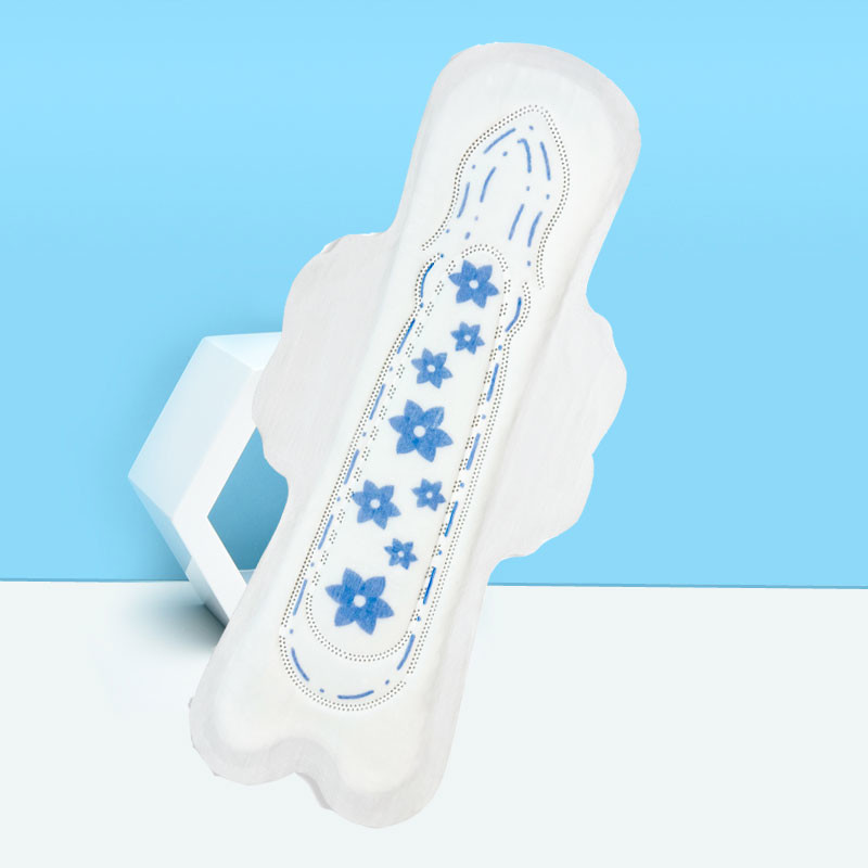 Thick Disposable Sanitary Napkin Soft and Durable for Long-Lasting Protection With Blue Chip