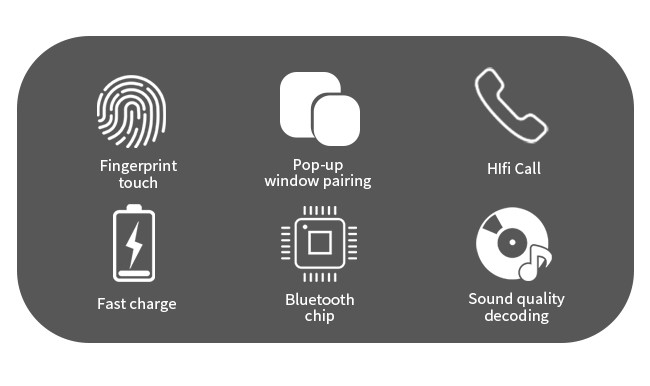 Gift Box HD Call Customized ABS JL In Ear Wireless Earphones