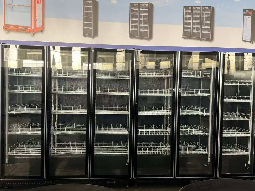 Professional Beer Beverage Refrigerator Enhanced Visibility Design Display Fridge Cooler