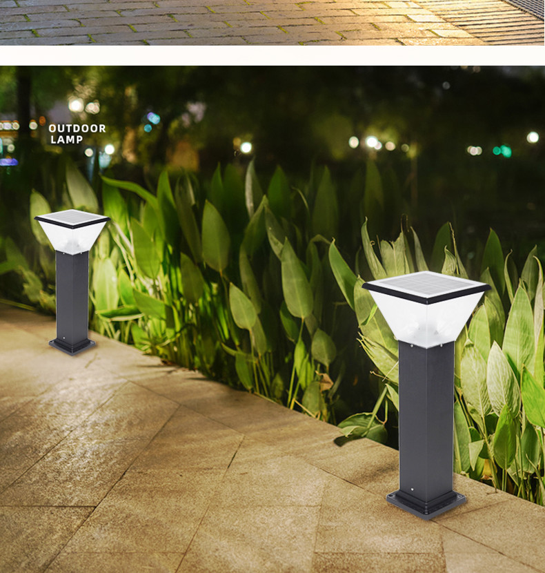 Pretty Outdoor Garden Lights Solar Decor 219x603mm 3.7V 4400mAh