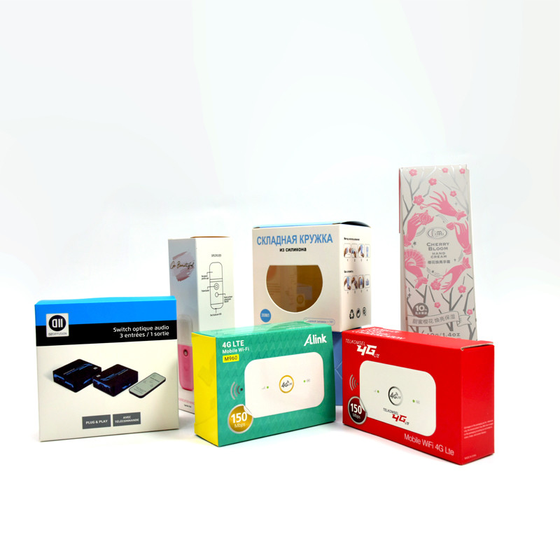 Paper Packaging Industry Desigh Package With Logoskincare Products, Makeup Sets And Beauty Tools Box