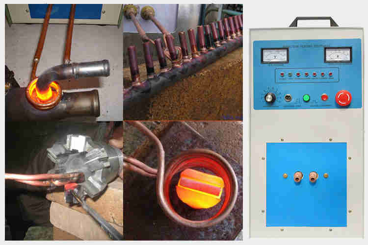 30kw Portable Steel Rod IGBT Induction Hardening Heating Machine Hot Forging