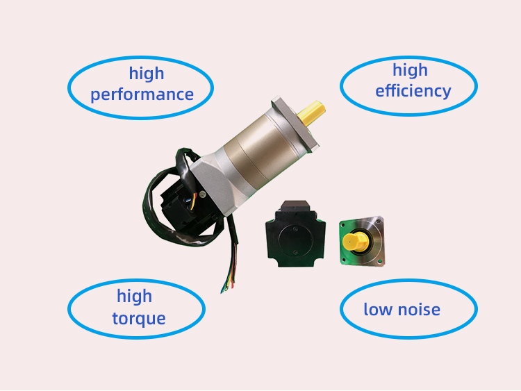 Large Torque Brushless DC Motor High Low Noise Planetary Gear Motor