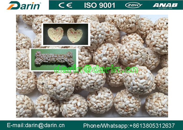 SS304 Puffing rice / Cereal bar forming machine with buckwheat nuts material
