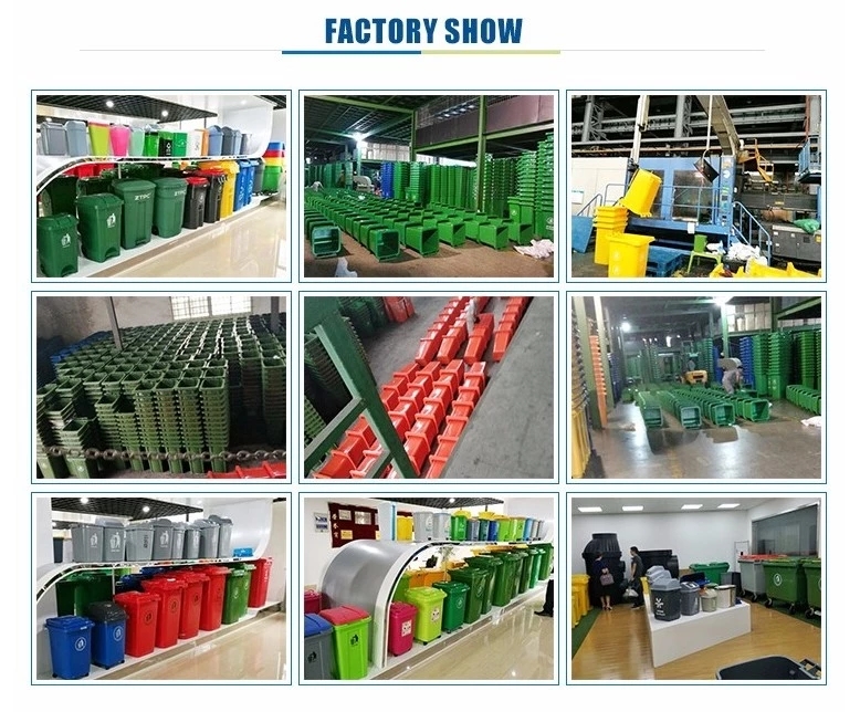70 liter out door recycling plastic waste bin with foot pedal