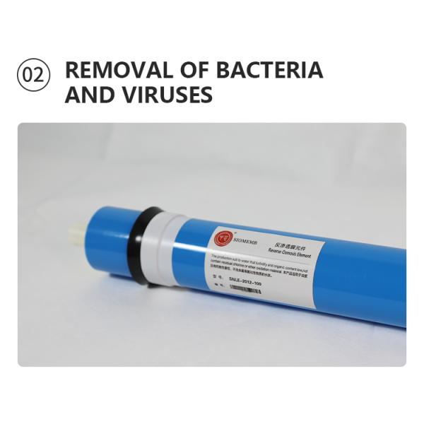 65Mpa 100GPD RO Membrane Reverse Osmosis Element Long Lasting Energy Efficiency