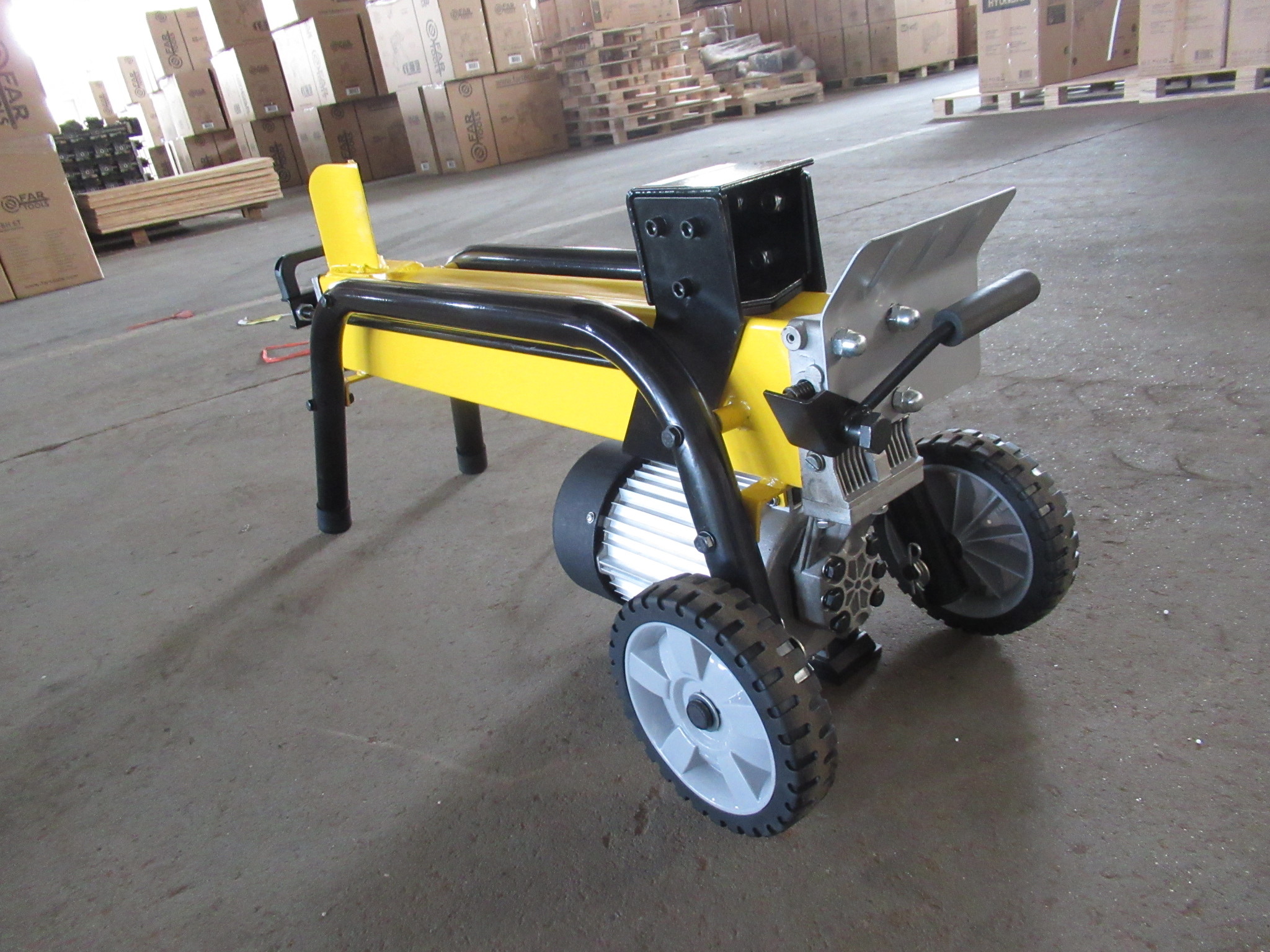 Electric Processor Log Wood Splitter Hydraulic Firewood Splitter Machine 1500W 52cm