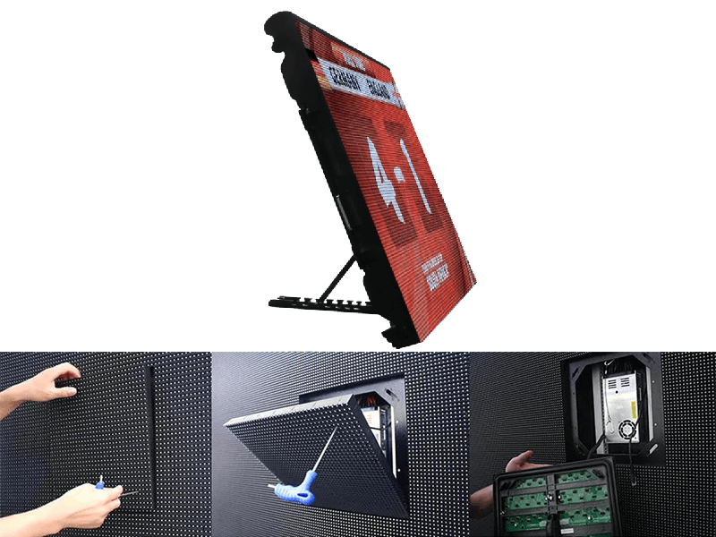 10mm Pixel Pitch P10 Outdoor LED Display Panels For Stadium Perimeter Advertising