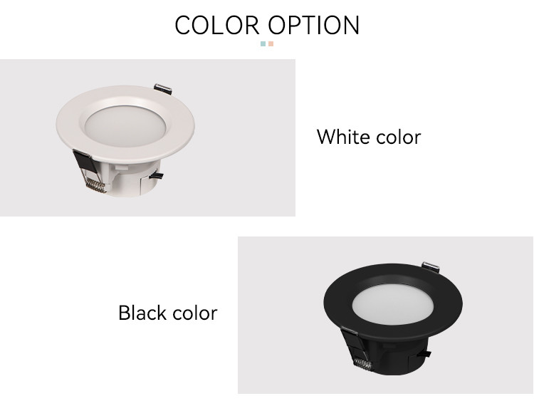 9W 3CCT LED Adjustable Downlights IP44 Hole 90mm Led Downlights Dimmable Magnetic