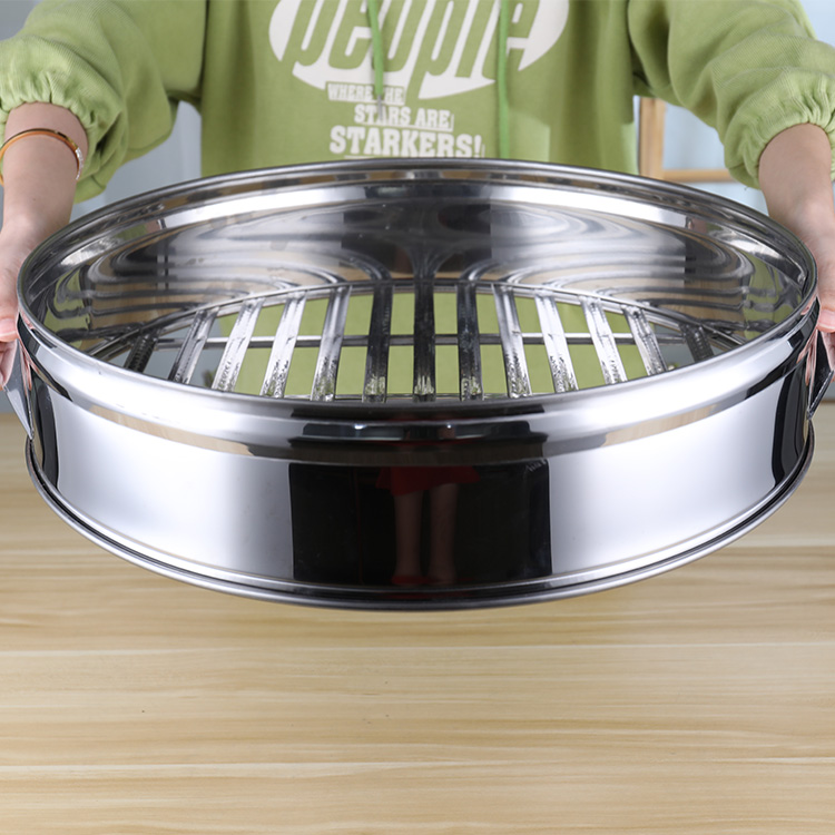 Large stainless steel style 47cm steamer hotel restaurant food steamer 52cm