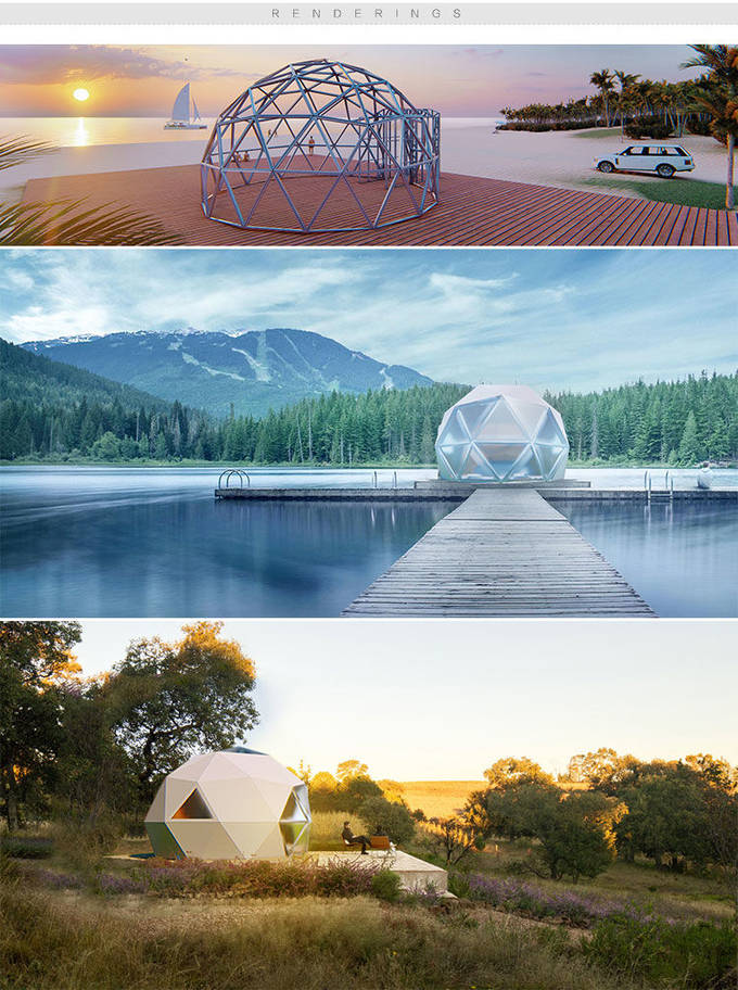 Light Steel Frame House Of Hotel Unit Are Highly Customisable Small Manufactured Homes