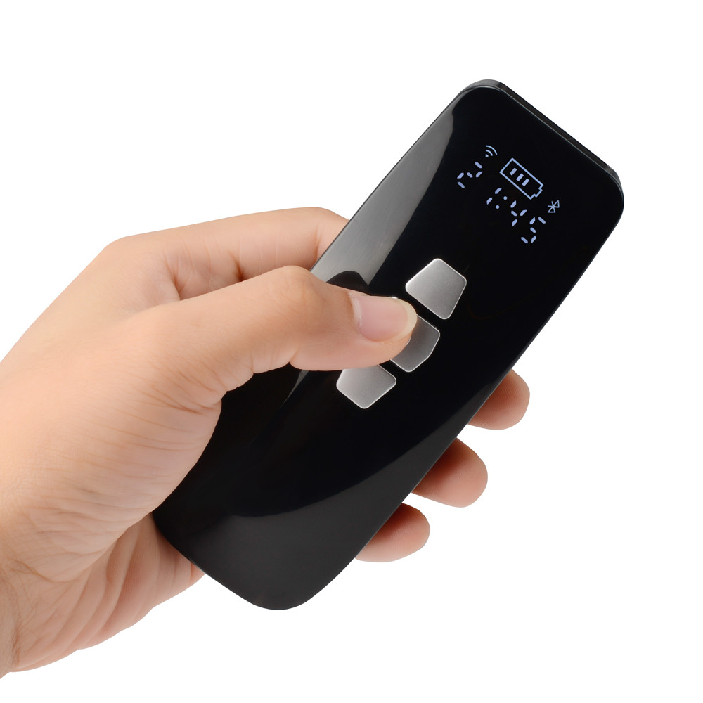 1D Mini Wireless Barcode Scanner Reader Bluetooth Portable With Display Screen