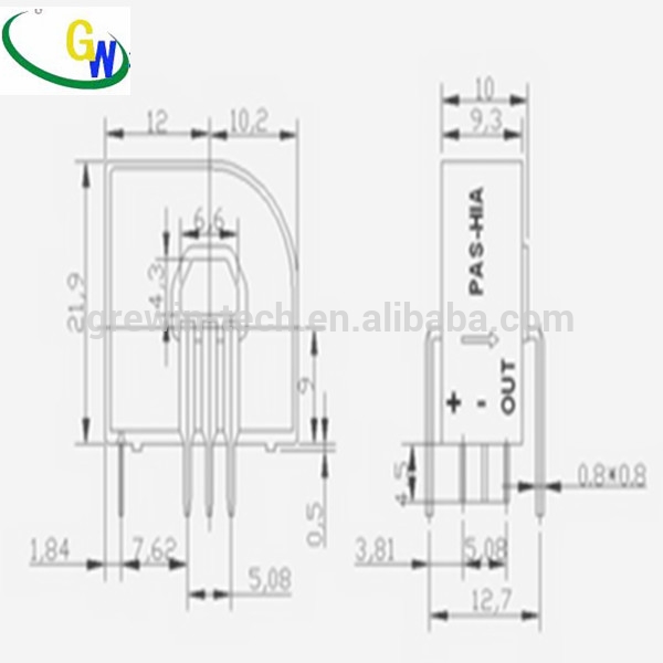 pcb mounting closed loop sensor hall norminal current 5-2000A rated output 24ma 25ma 50ma for dc ac and pc measurement