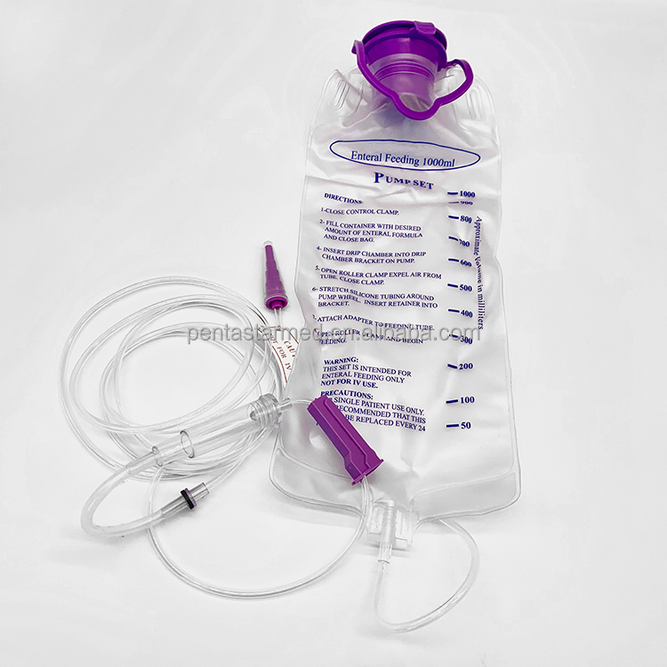 Disposable Medical Enteral Feeding Bag Set with Good Quality