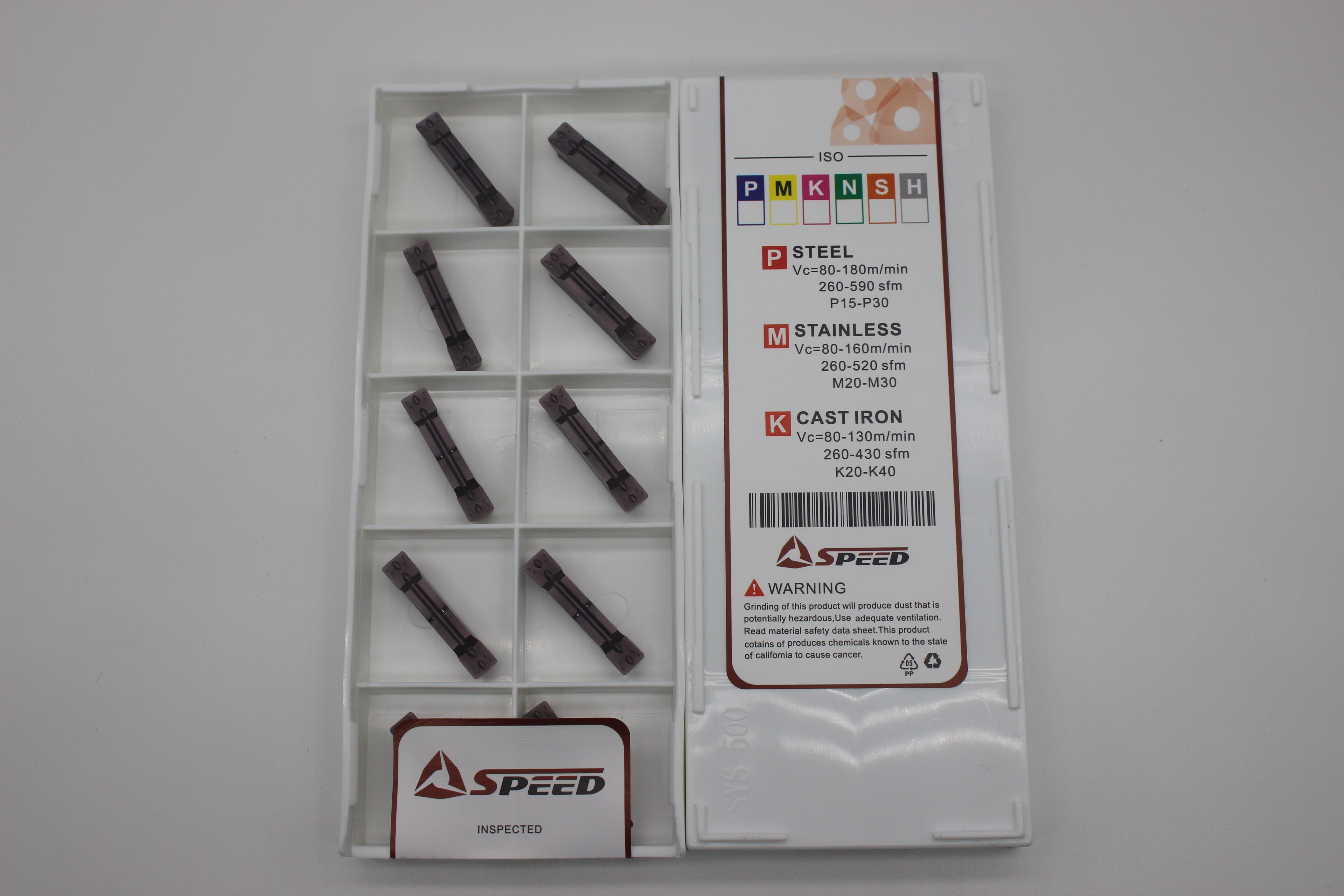 Standard Cnc Grooving Insert MRMN , 3mm Grooving Insert MGMN200-G