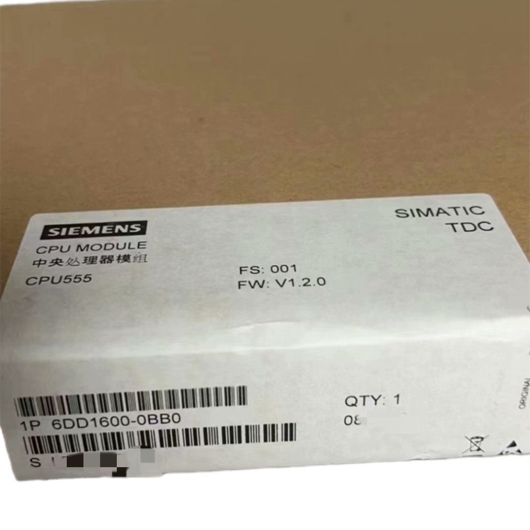 SIEMENS 6DD1600-0BA0 SIMATIC TDC CPU555 64-bit processor module with PROFINET IRT