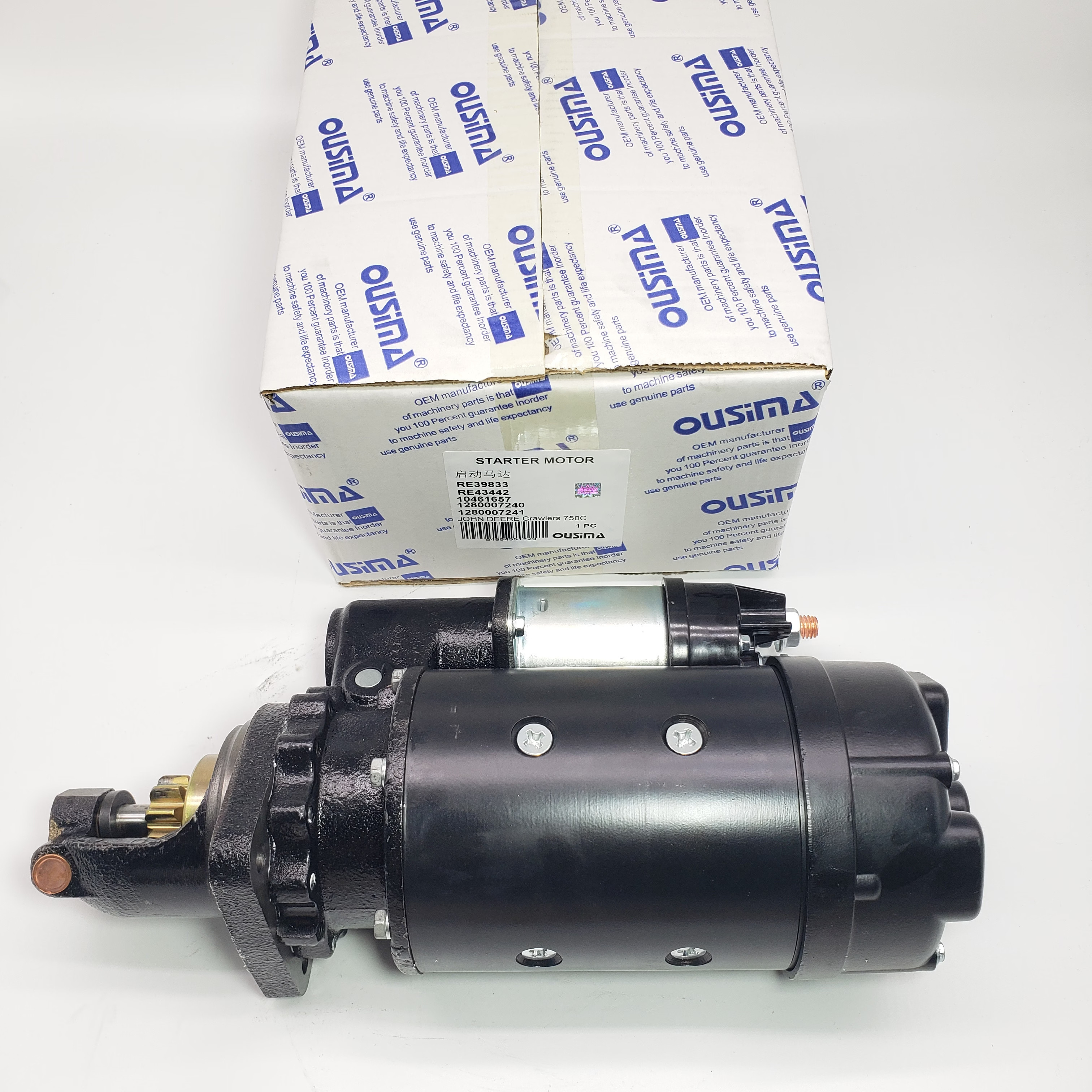 Machine Parts Starter Motor RE39833 RE43442 10461657 1280007240 1280007241