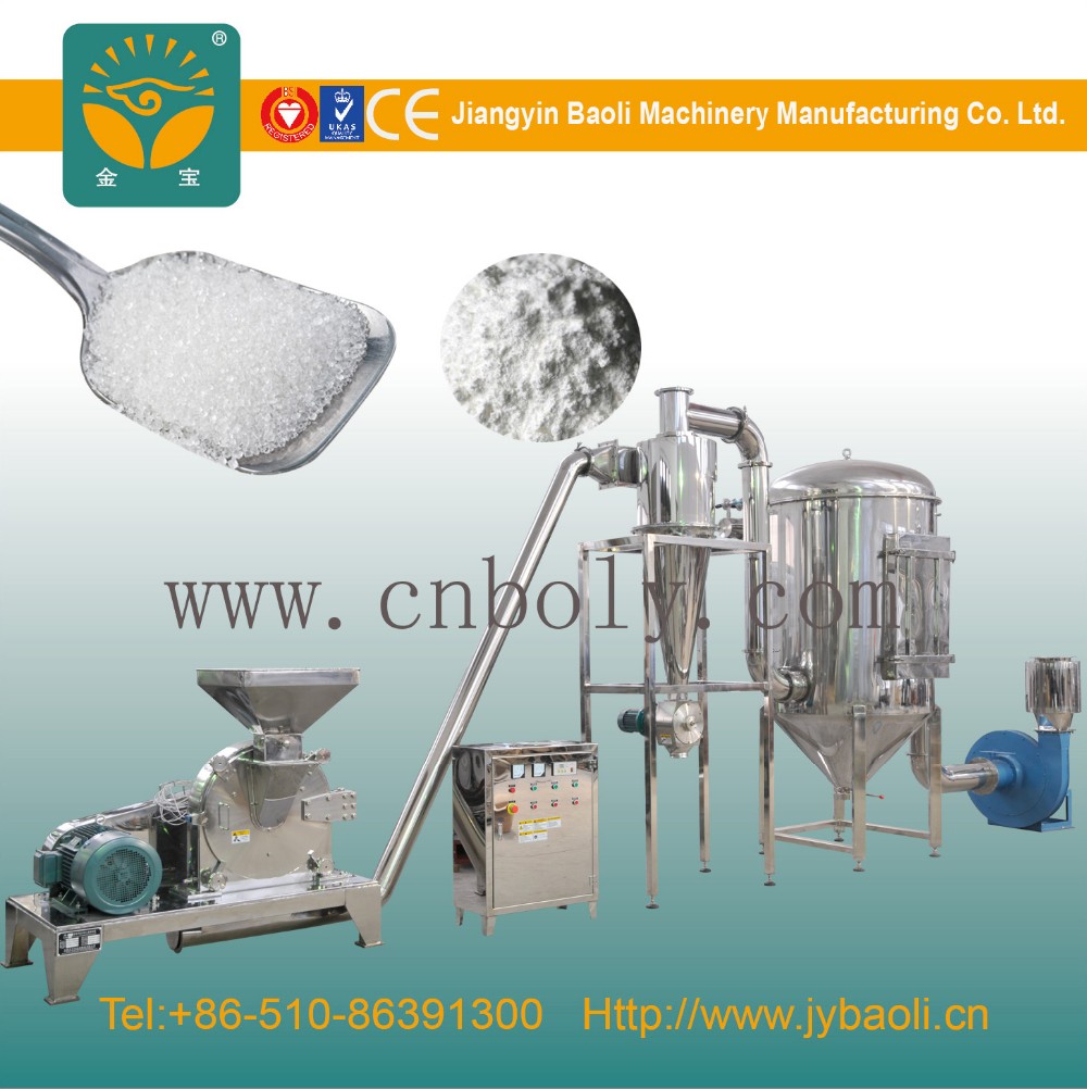 Sugar powder production line sugar powder making machine powder grinder machine