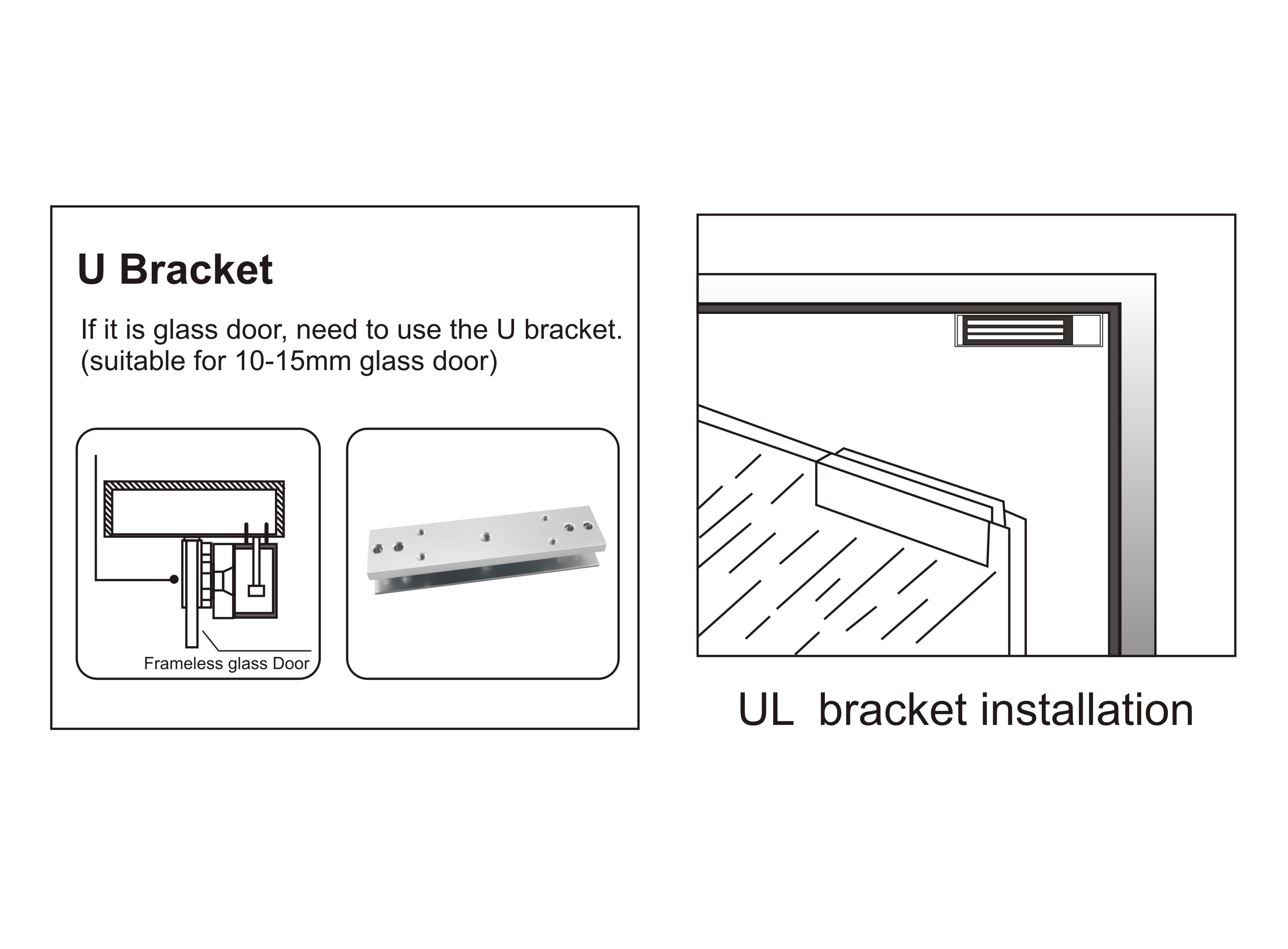 300Lbs Outdoor Electromagnetic Lock Maglock Door Entry System-JS-180DS