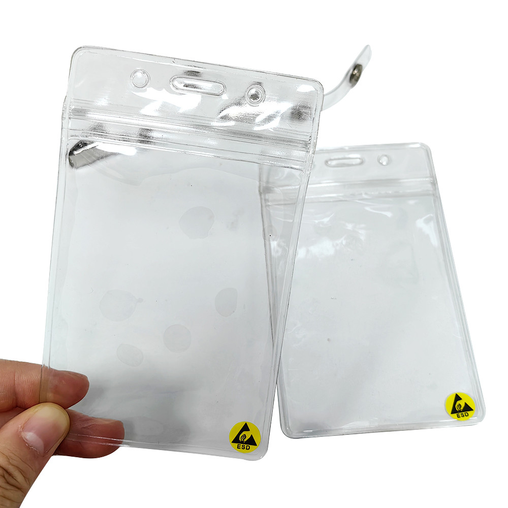 Transparent WorK Plate Office Stationery ESD Antistatic Work Badges