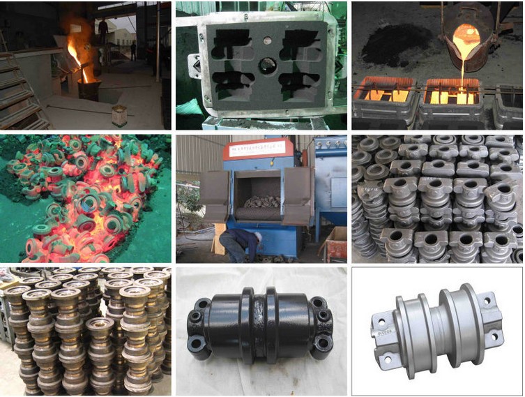 Mining Excavator Dozer Lower Track Roller For HITACHI
