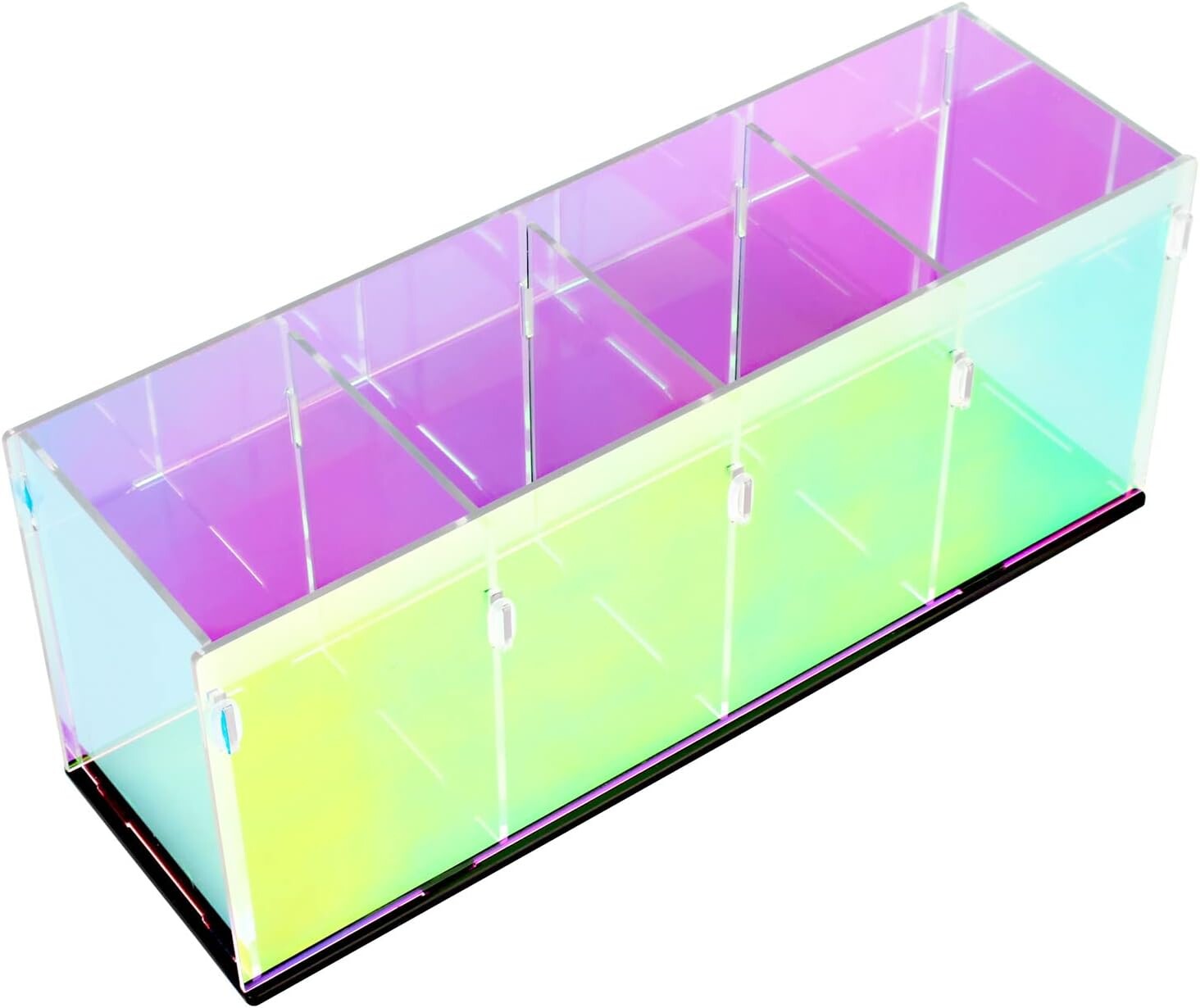 Acrylic Coloful Box Cheap Custom Acrylic Supermarket Food Dispenser Case Supermarket Supply