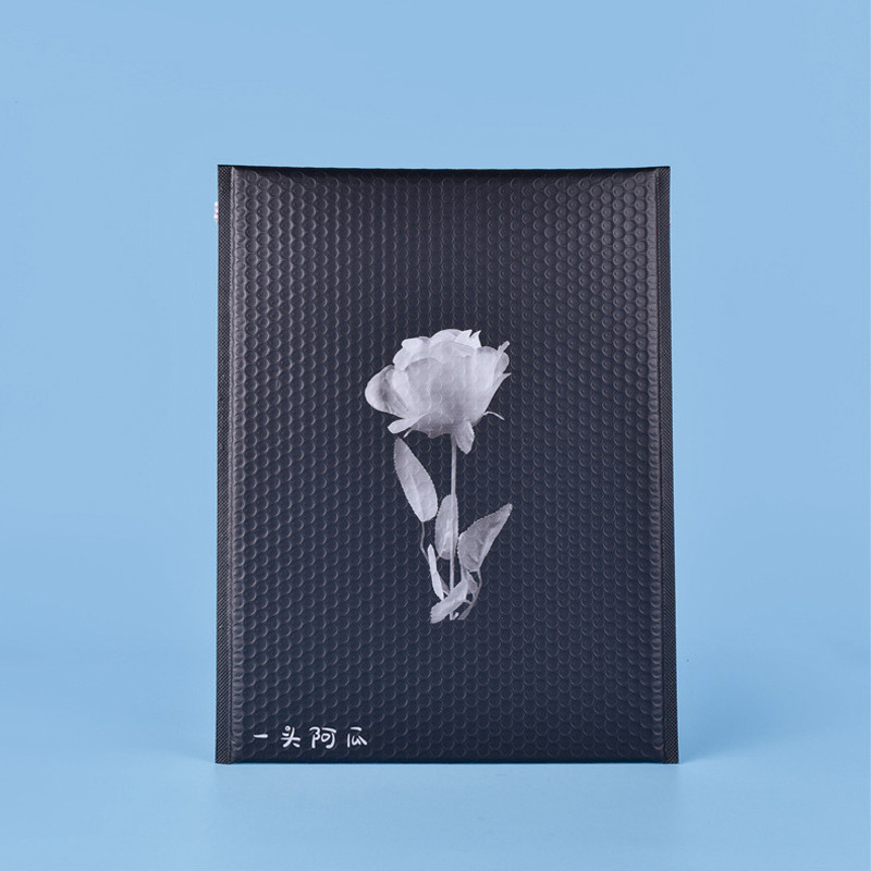 Disposable Biodegradable Black Bubble Envelope Offset Printing Plastic Bubble Envelopes