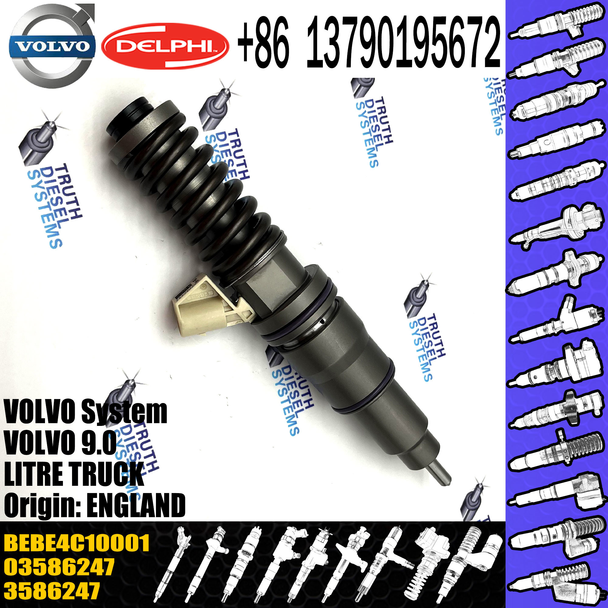 Hot selling high quality fuel injector assembly 03586247 BEBE4C15001 BEBE4C10001