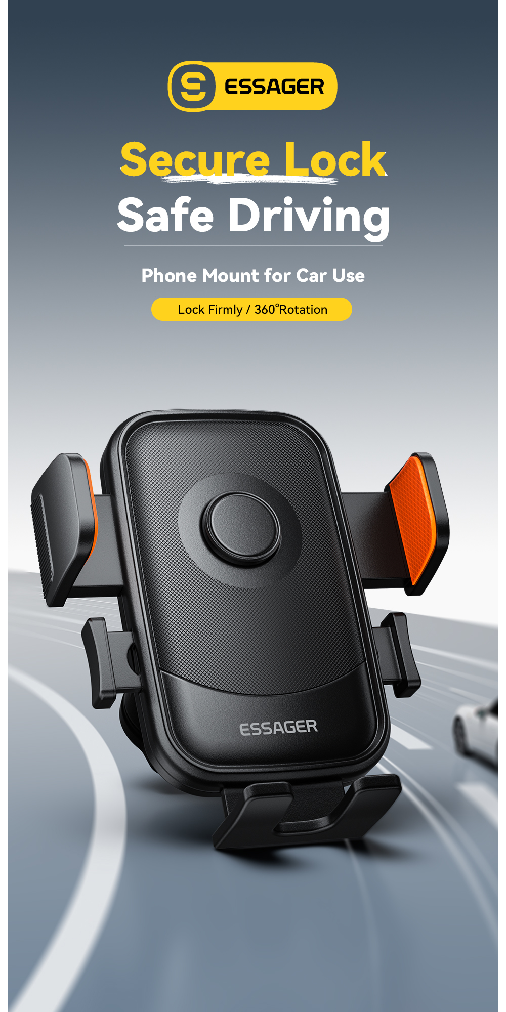 Essager ES-ZJ34 360 Flexible Adjustable Car Air Vent Mobile Phone Holder Stand