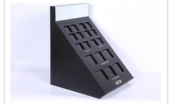 Quality Acrylic Makeup Organizer for Powder Mat Compartment Plexiglass Cosmetics Display Stand for sale
