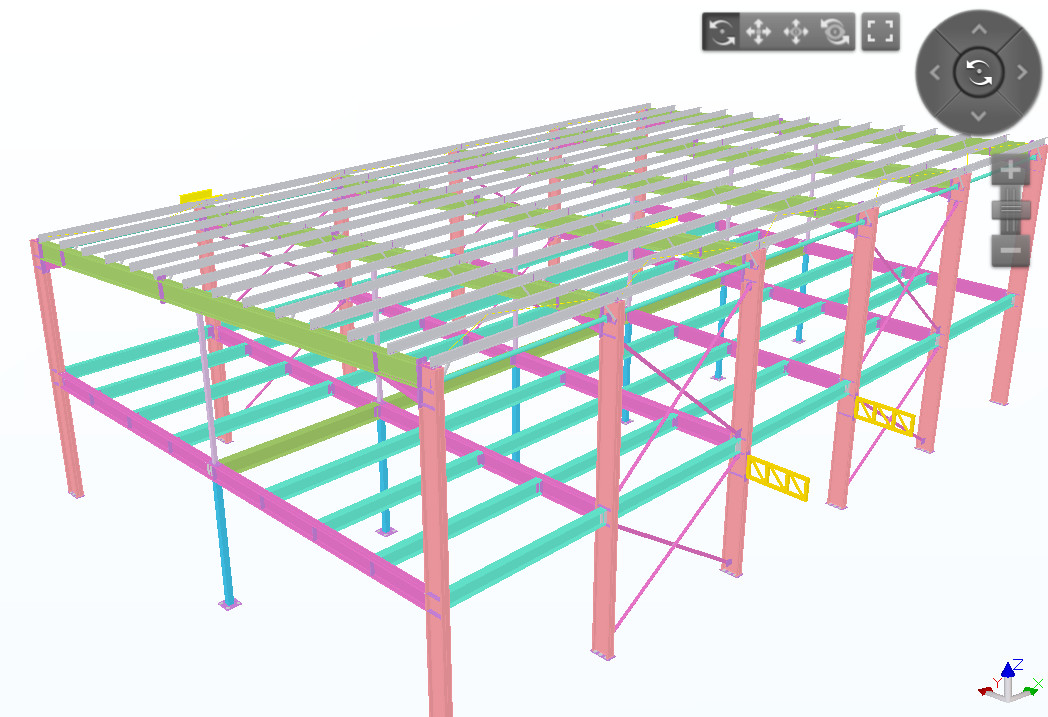 Multi Storey Prefabricated Structural Steel Framework Workshop Building Construction