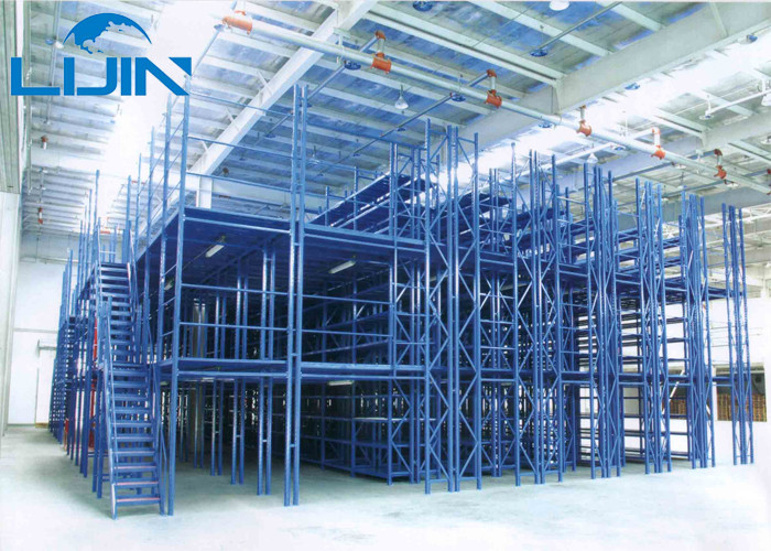 22FT / 6.5M Height Industrial Warehouse Shelving With Mezzanine Floor Racking