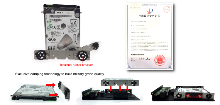 8ch 1080P Hard Disk Mobile DVR with People Passenger Counting System for Bus Linux OS