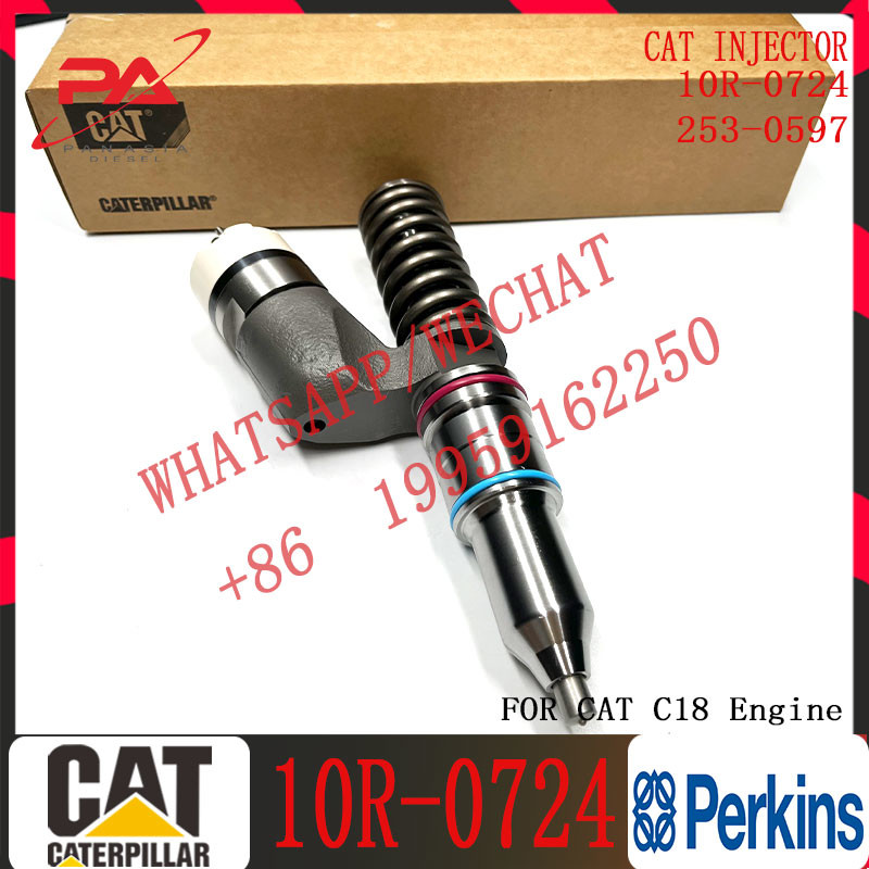 Common rail injector fuel injector 253-0616 253-0618 291-5911 10R-0724 253-0597 20R-8048 211-3025 for C15 C18 Excavator