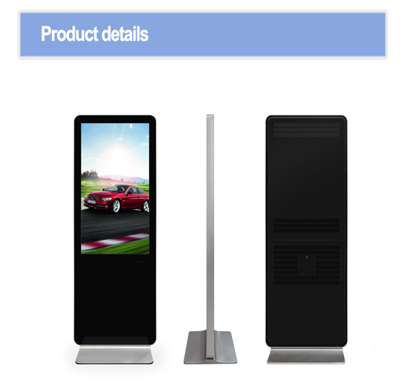 Metal Free Standing Ipad Kiosk With Multi Points Capacity Touch Screen