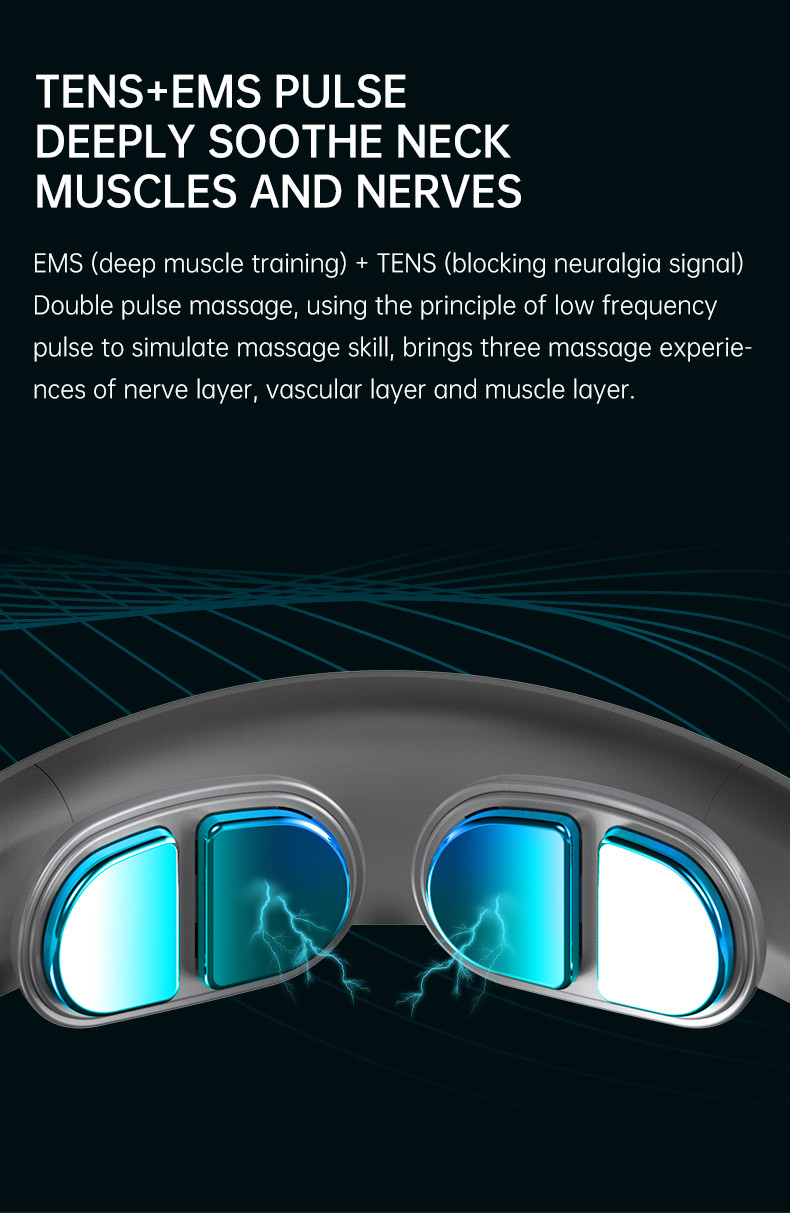 FCC Pain Relief Wireless Neck Massager