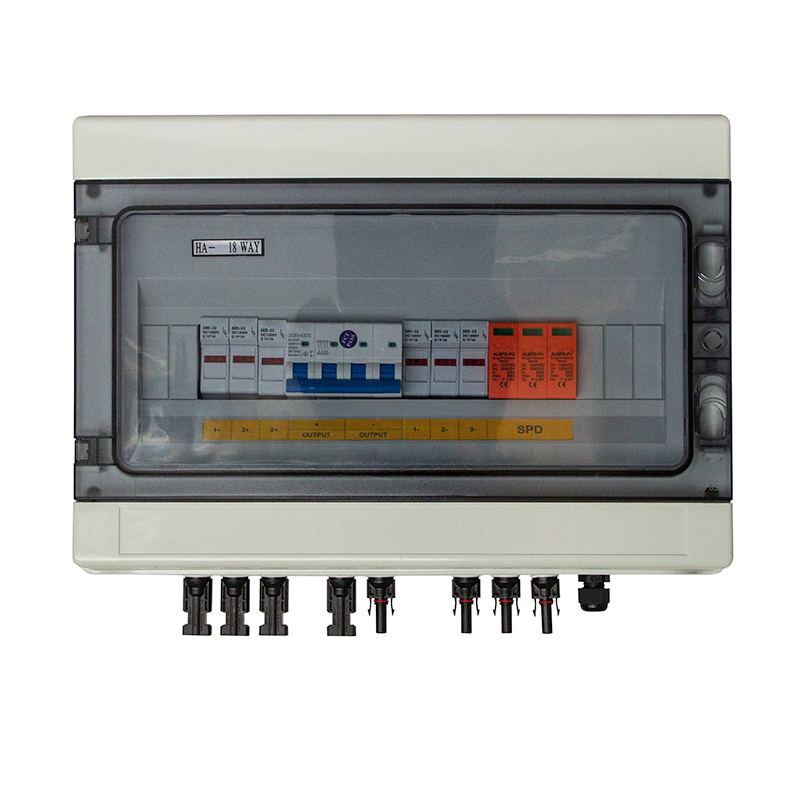 1000v Solar Plastic 3 In 1 Out Pv Combiner Box